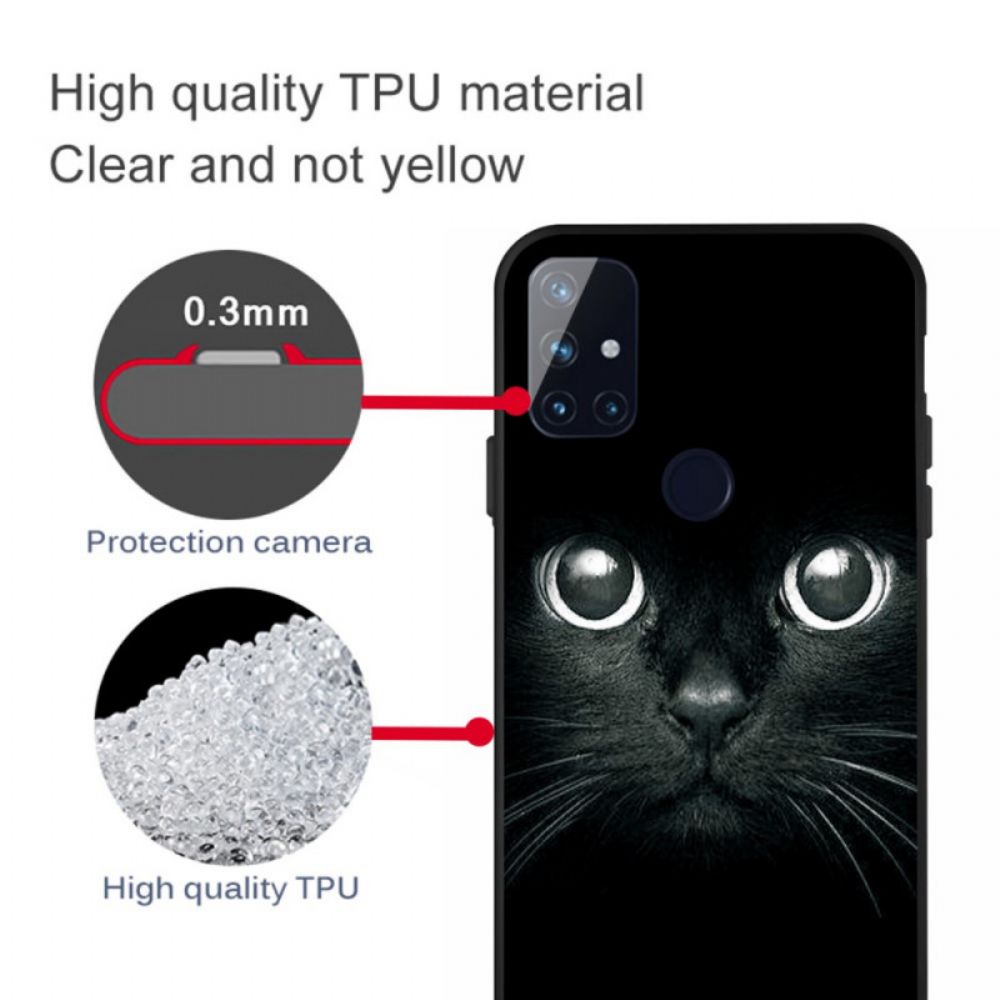 Hoesje voor OnePlus Nord N10 Kattenogen