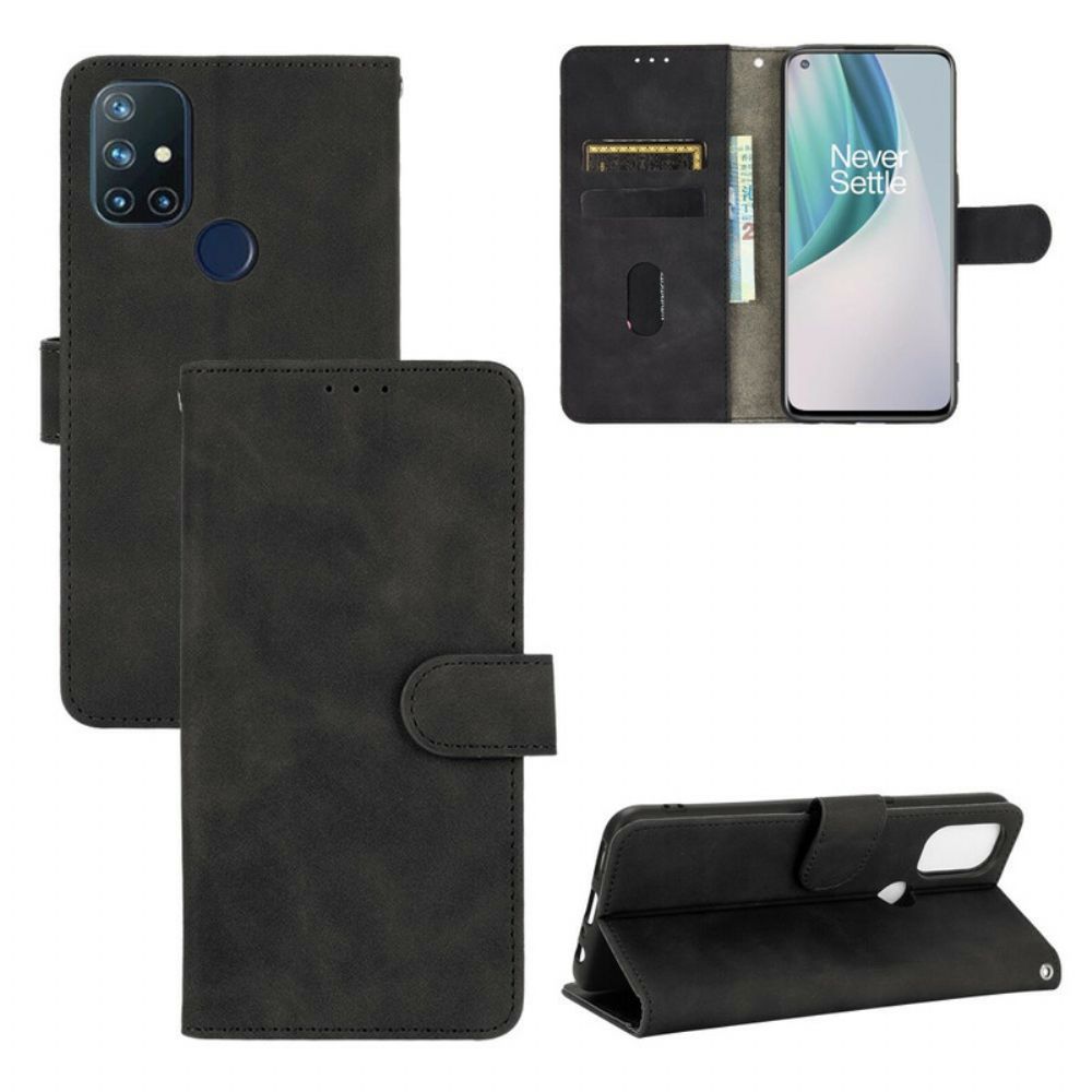 Leren Hoesje voor OnePlus Nord N10 Skin-touch