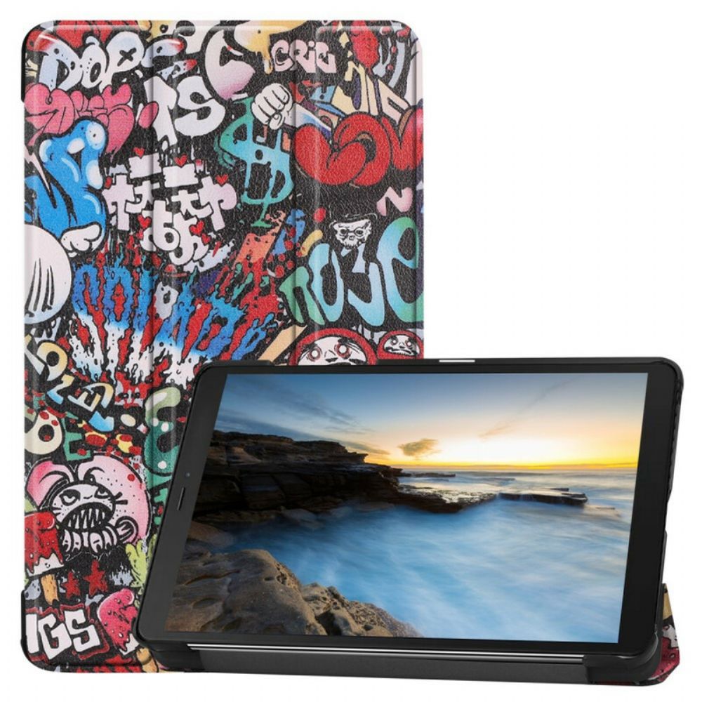 Bescherming Hoesje voor Samsung Galaxy Tab A 8" (2019) Leuke Graffiti