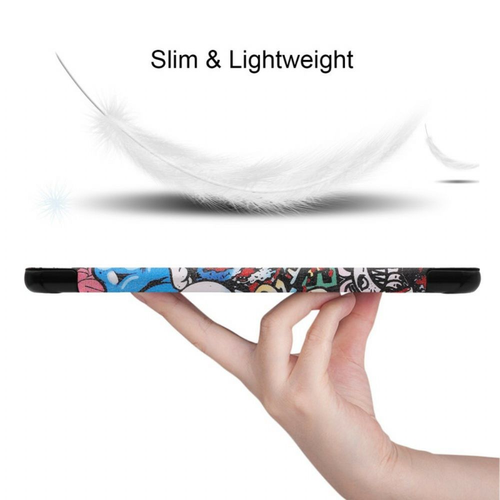 Bescherming Hoesje voor Samsung Galaxy Tab A 8" (2019) Leuke Graffiti