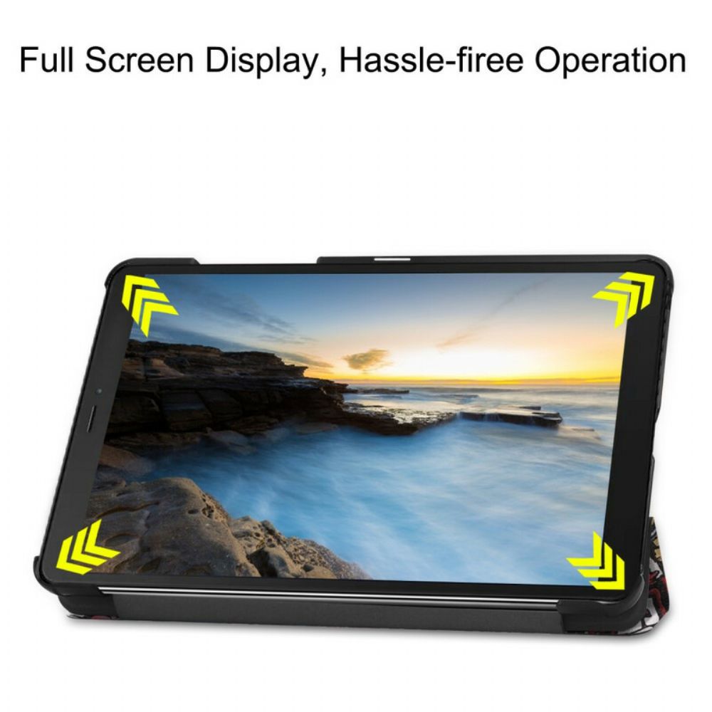 Bescherming Hoesje voor Samsung Galaxy Tab A 8" (2019) Leuke Graffiti
