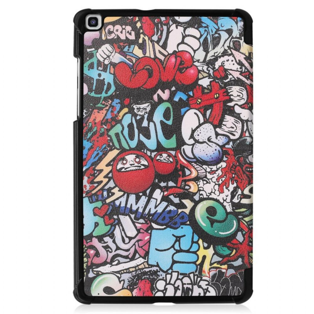 Bescherming Hoesje voor Samsung Galaxy Tab A 8" (2019) Leuke Graffiti