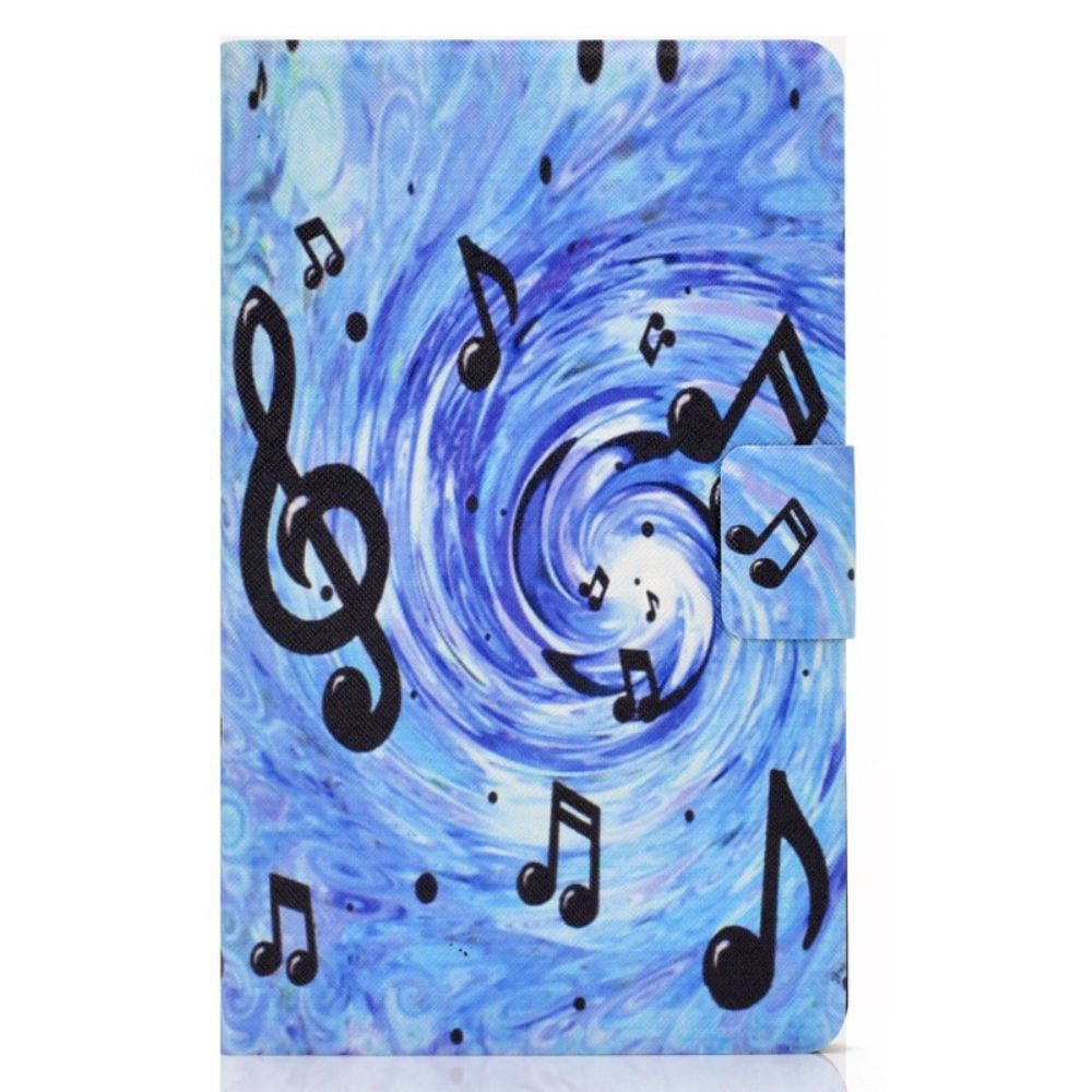 Folio-hoesje voor Samsung Galaxy Tab A 8" (2019) Werveling Van Notities