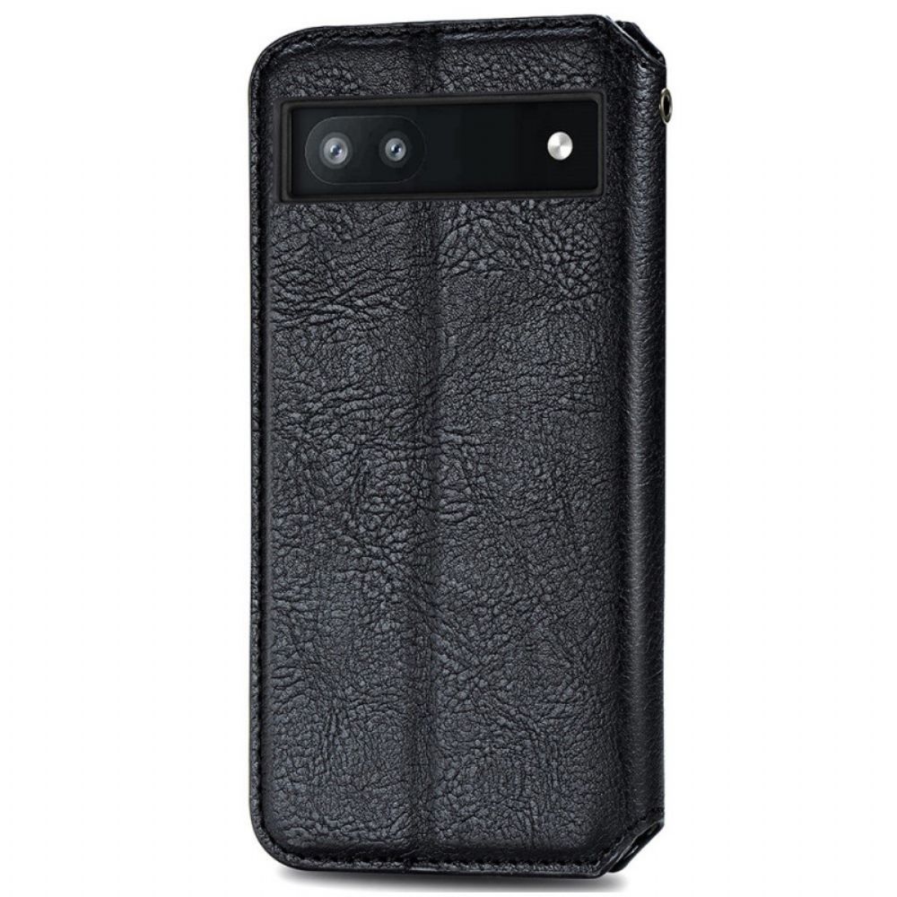 Bescherming Hoesje voor Google Pixel 6A Folio-hoesje 3d-patroon