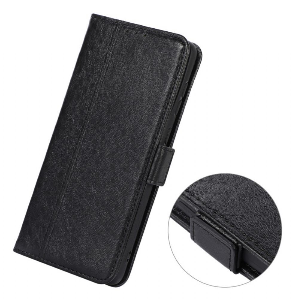 Folio-hoesje voor Google Pixel 6A Discreet Kunstleer