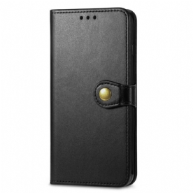 Folio-hoesje voor Google Pixel 6A Klinknagel Sluiting En Riem