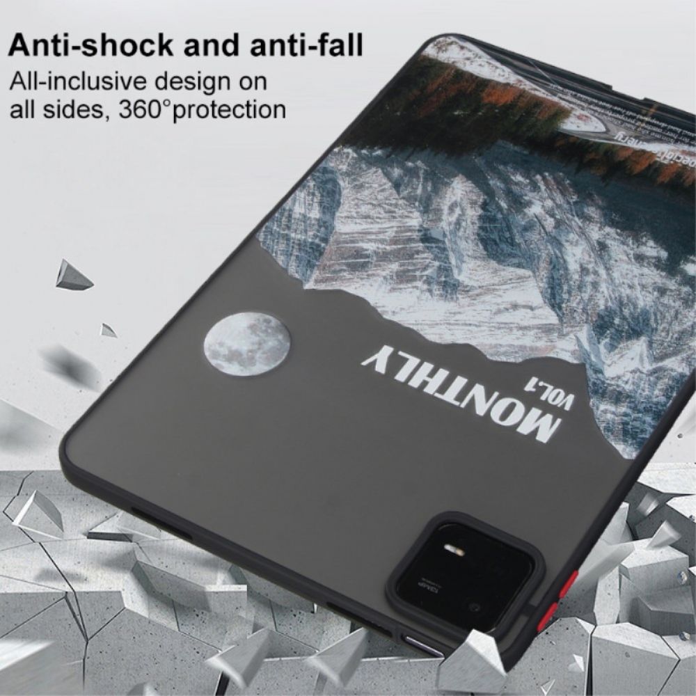 Cover Hoesje Xiaomi Pad 6 Pro Telefoonhoesje Besneeuwde Berg En Snelweg