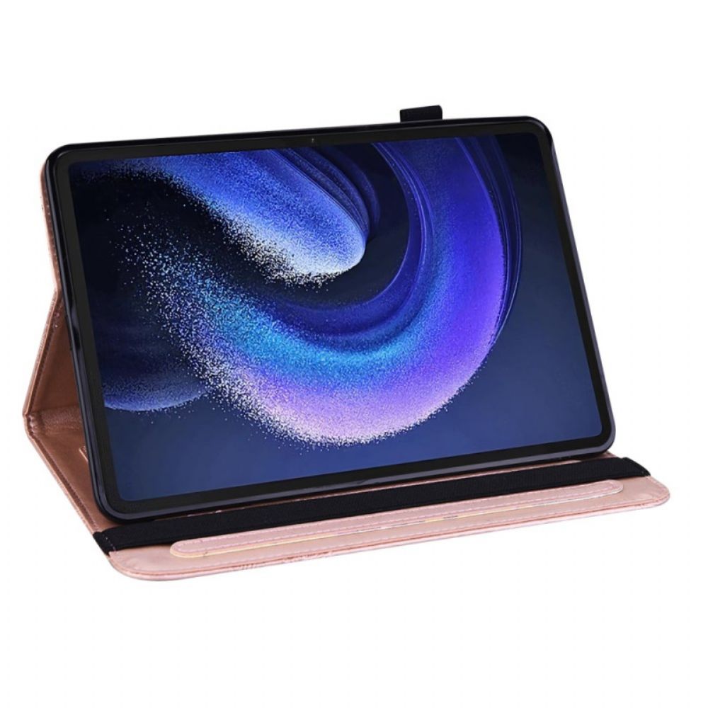 Cover Xiaomi Pad 6 Pro Bloemenpatroon