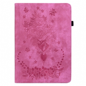 Cover Xiaomi Pad 6 Pro Roze Leerlook Bescherming Hoesje