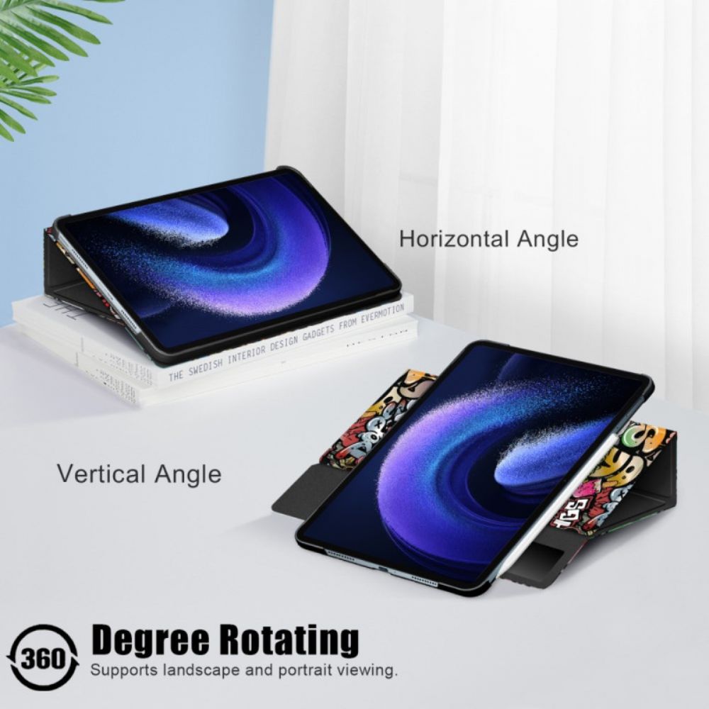 Xiaomi Pad 6 Pro Graffiti Draaibare Stylushouder