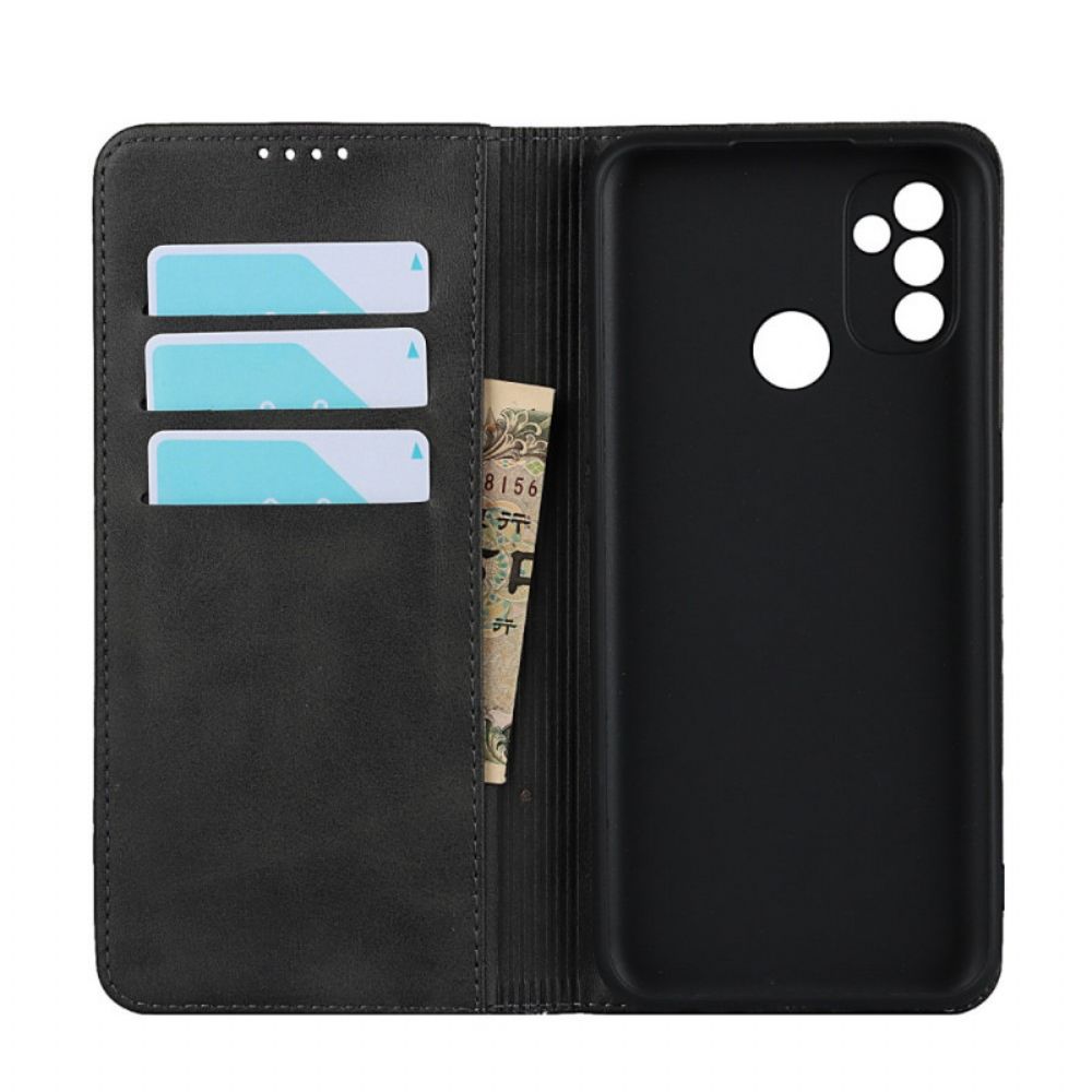 Bescherming Hoesje voor OnePlus Nord N100 Folio-hoesje Skin-touch