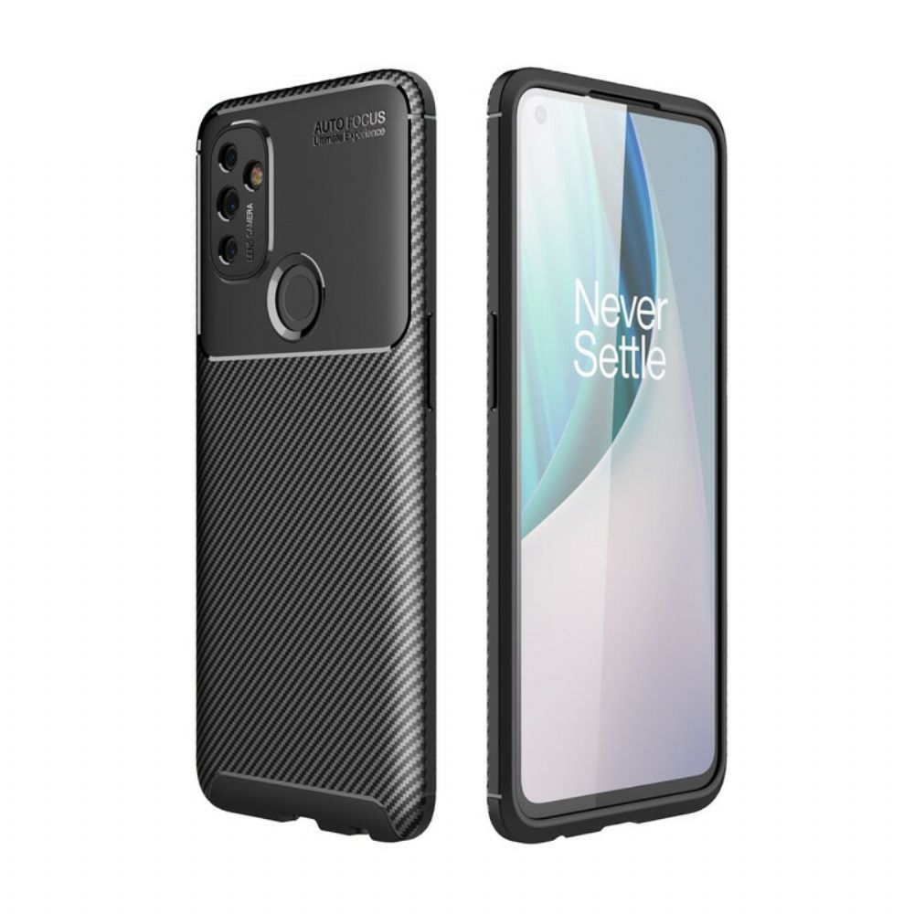 Hoesje voor OnePlus Nord N100 Koolstofvezelslang