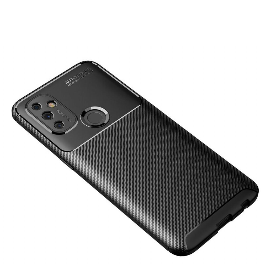 Hoesje voor OnePlus Nord N100 Koolstofvezelslang