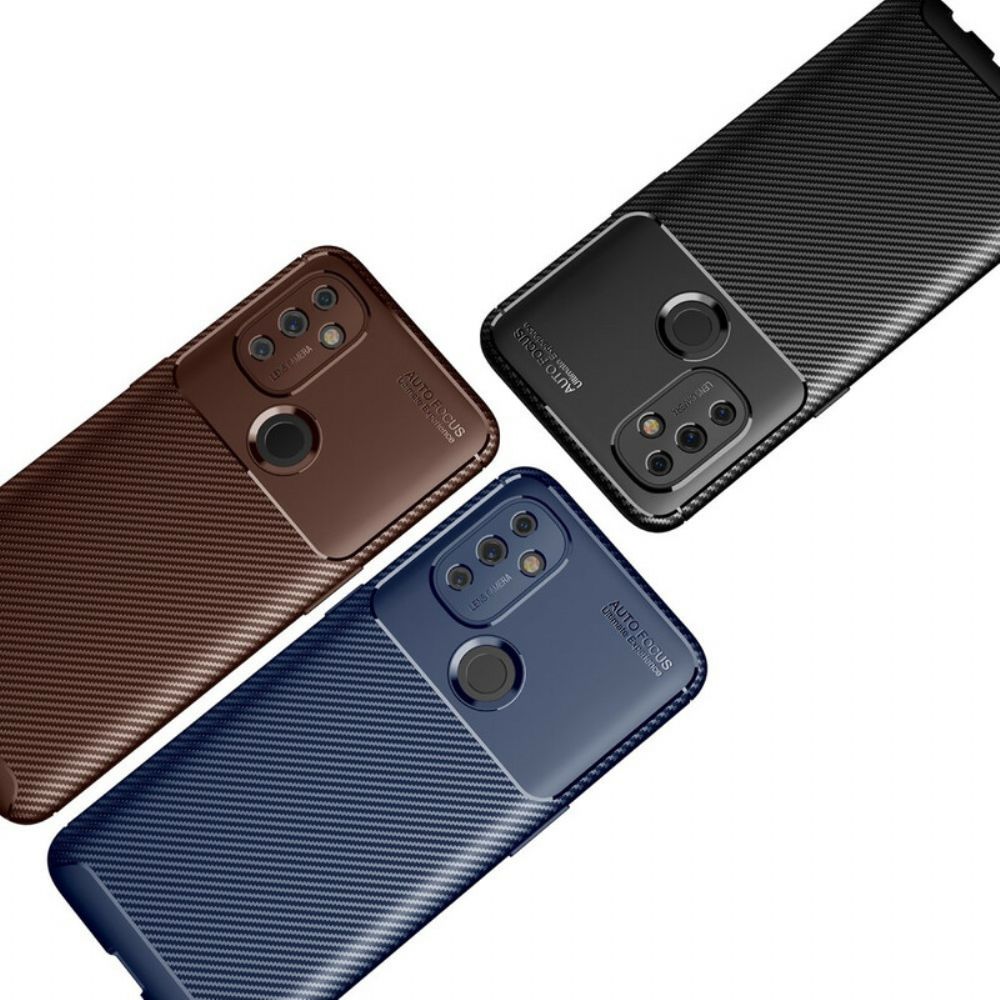 Hoesje voor OnePlus Nord N100 Koolstofvezelslang