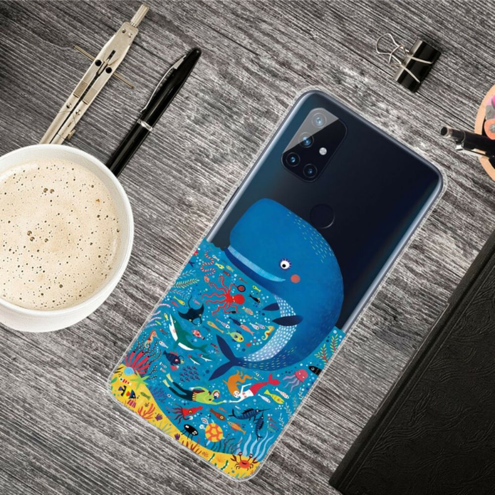 Hoesje voor OnePlus Nord N100 Maritieme Wereld
