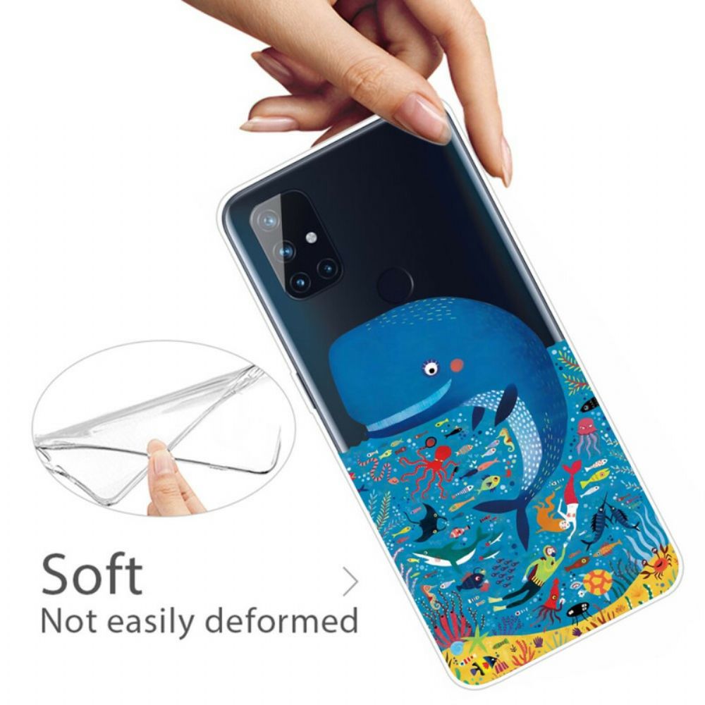 Hoesje voor OnePlus Nord N100 Maritieme Wereld