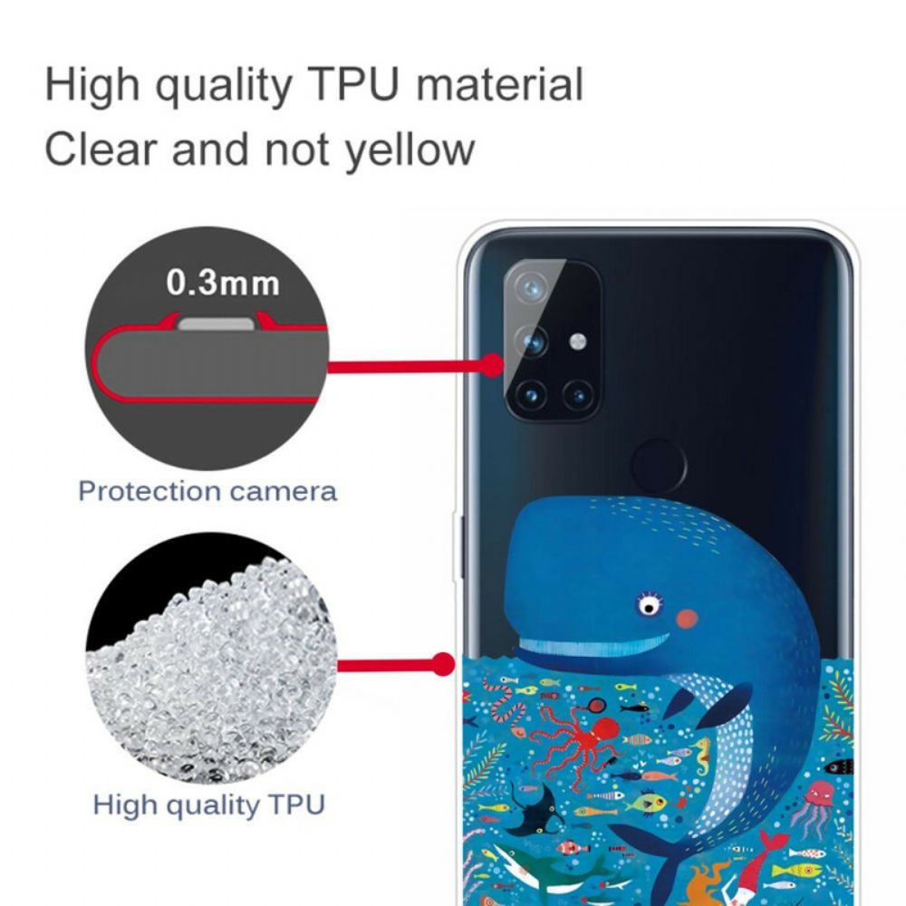 Hoesje voor OnePlus Nord N100 Maritieme Wereld