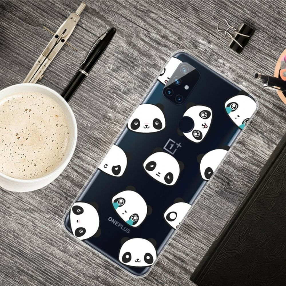 Hoesje voor OnePlus Nord N100 Sentimentele Panda's