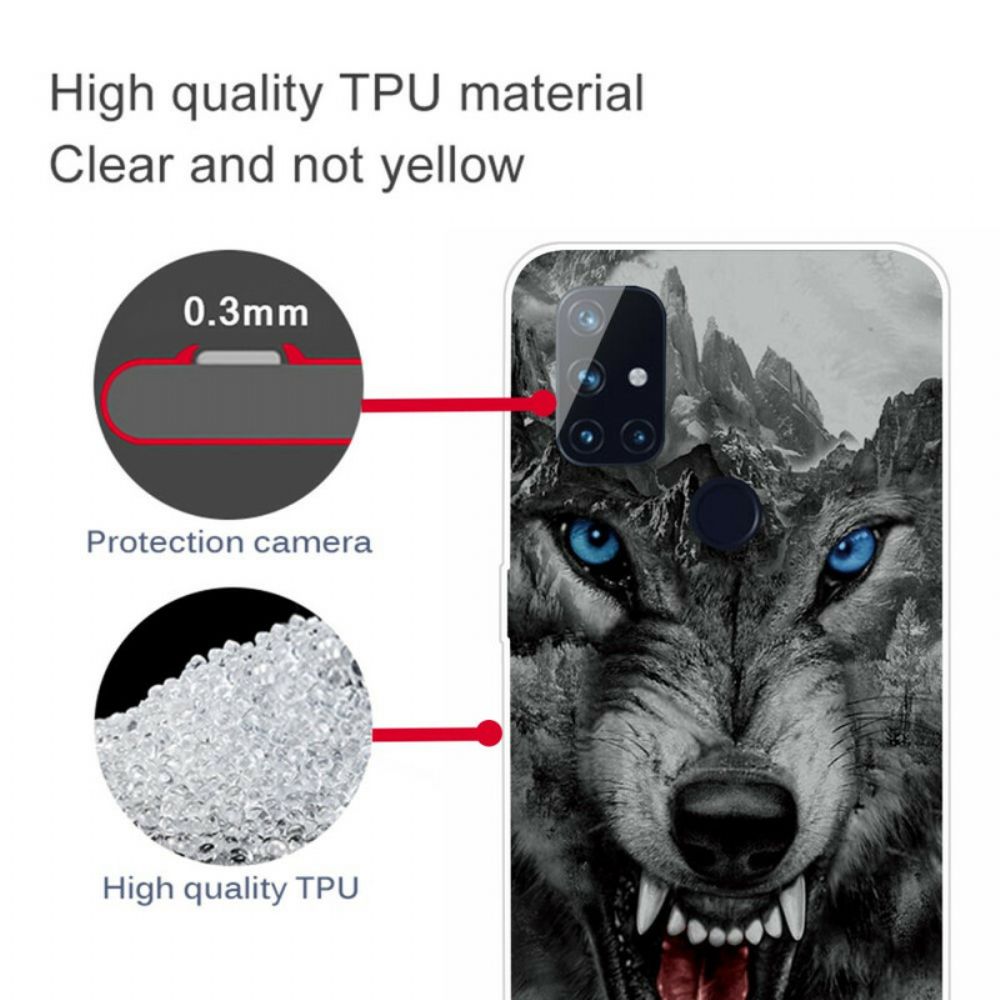 Hoesje voor OnePlus Nord N100 Sublieme Wolf