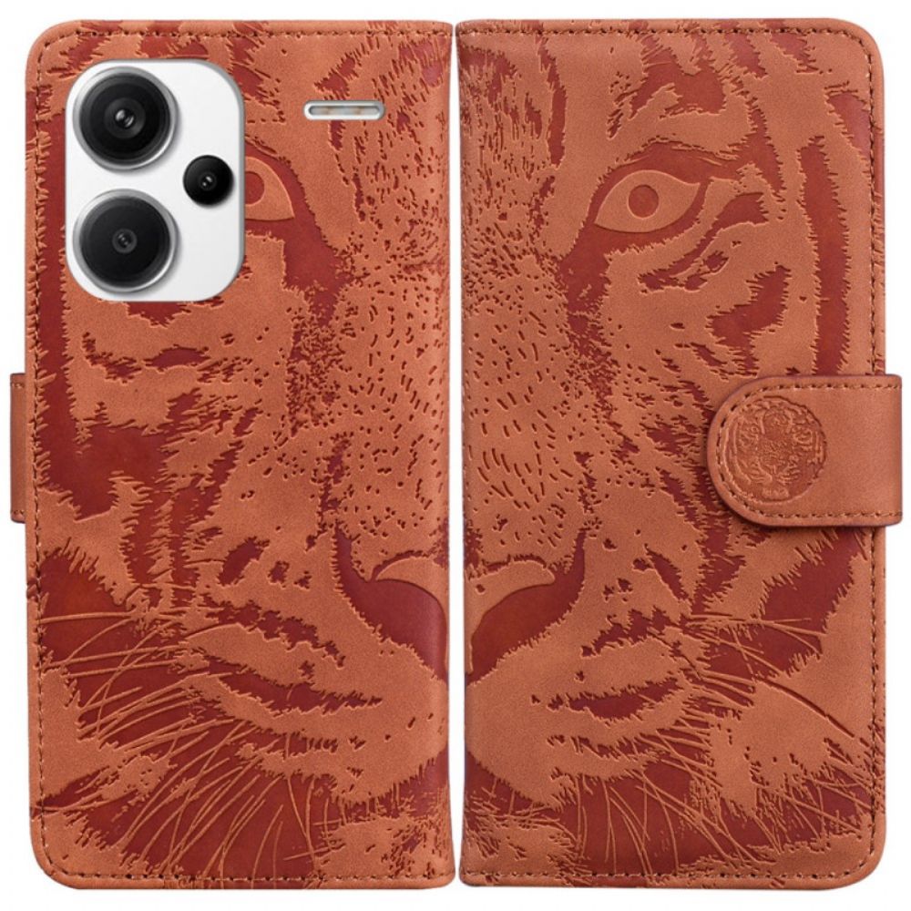 Bescherming Hoesje Xiaomi Redmi Note 13 Pro Plus 5g Tijgervoetafdruk