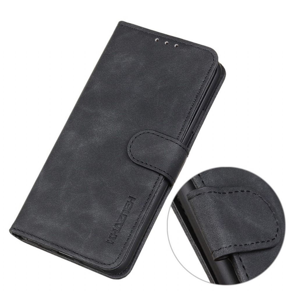 Folio-hoesje voor Honor X8 Vintage Leereffect Khazneh