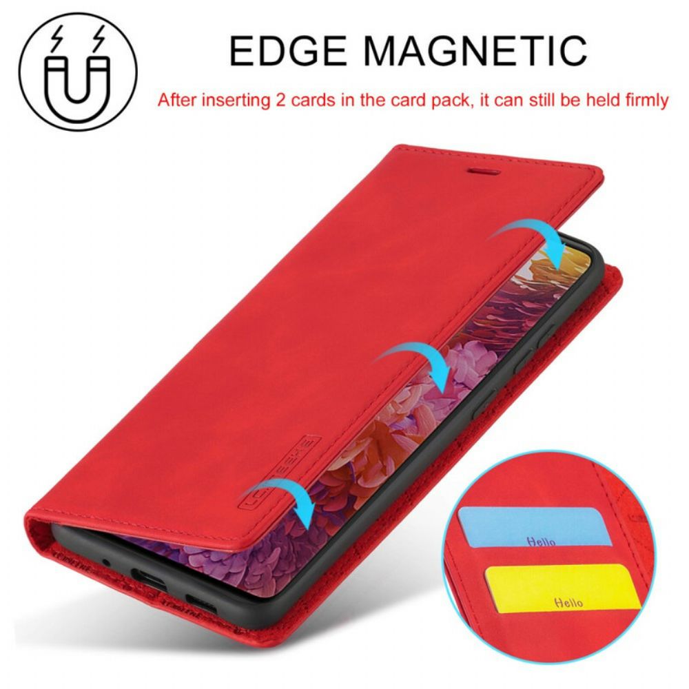 Bescherming Hoesje voor Samsung Galaxy S20 FE Folio-hoesje Lc.imeeke Leereffect