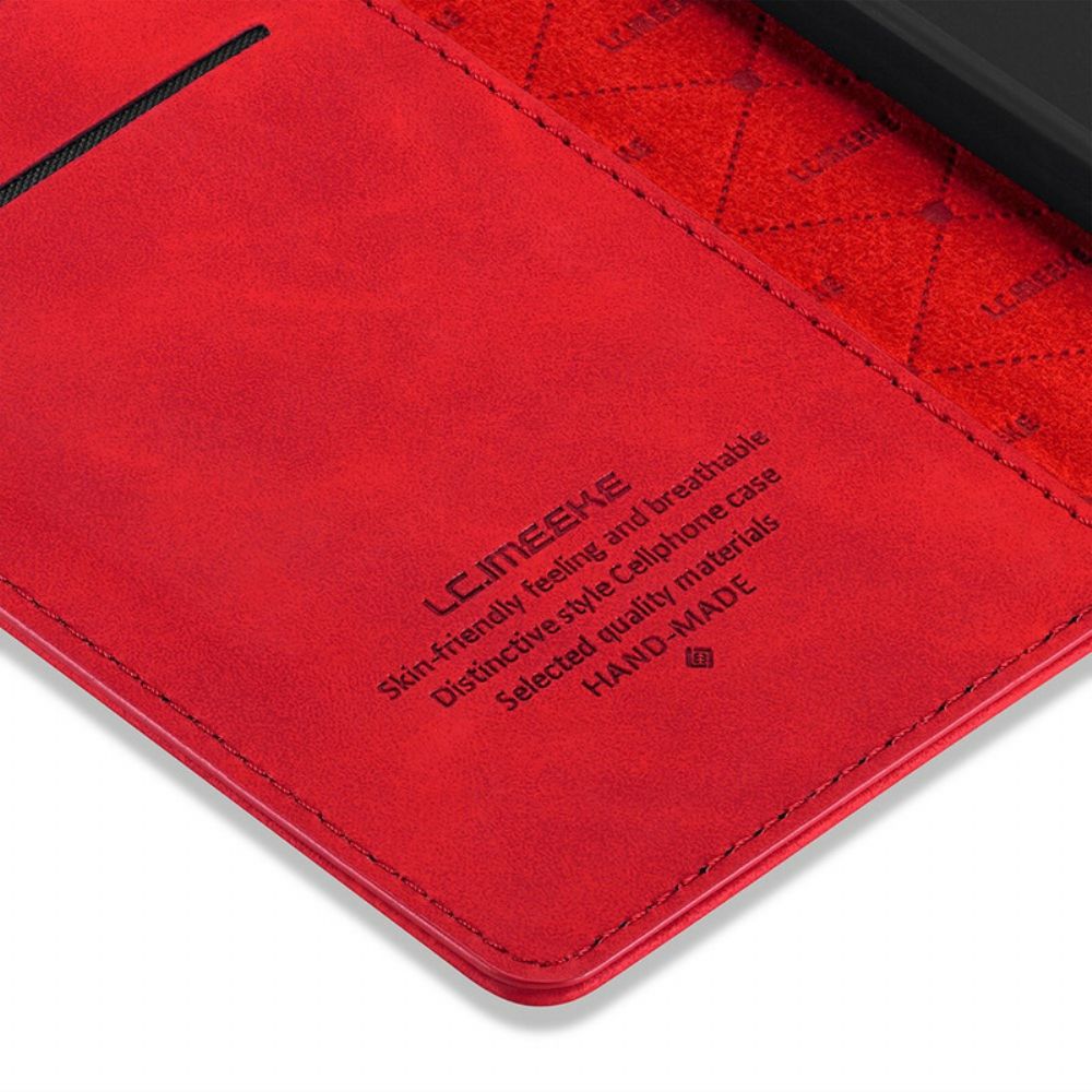 Bescherming Hoesje voor Samsung Galaxy S20 FE Folio-hoesje Lc.imeeke Leereffect
