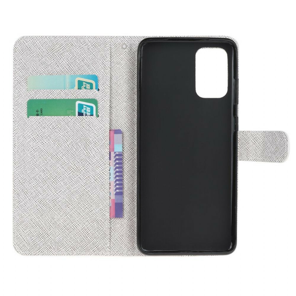 Flip Case voor Samsung Galaxy S20 FE Met Ketting Thong Kat Levering