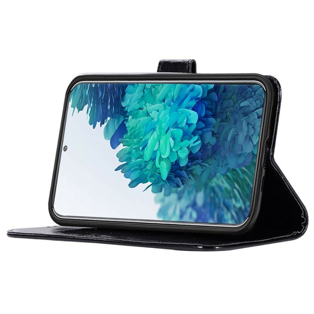 Folio-hoesje voor Samsung Galaxy S20 FE Met Ketting Vintage Kunstleren Band