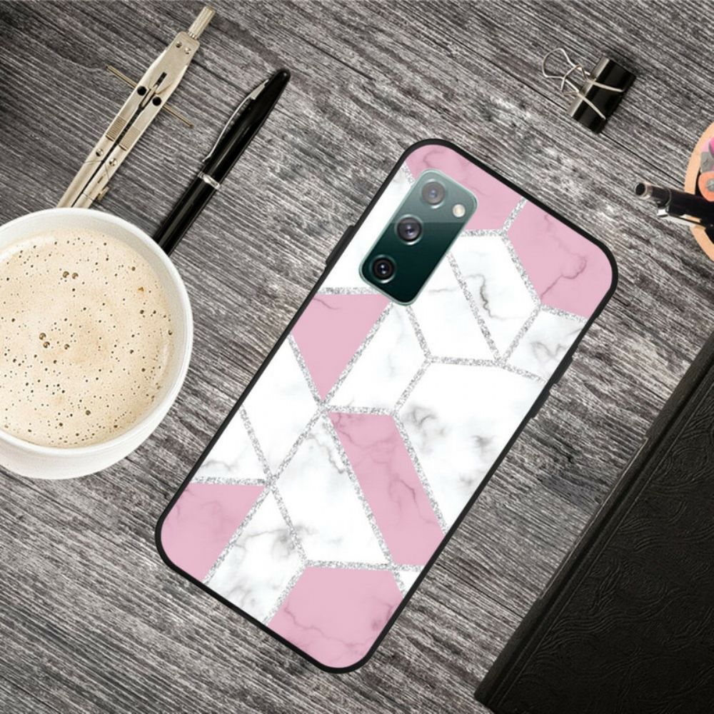 Hoesje voor Samsung Galaxy S20 FE Glitter Marmer
