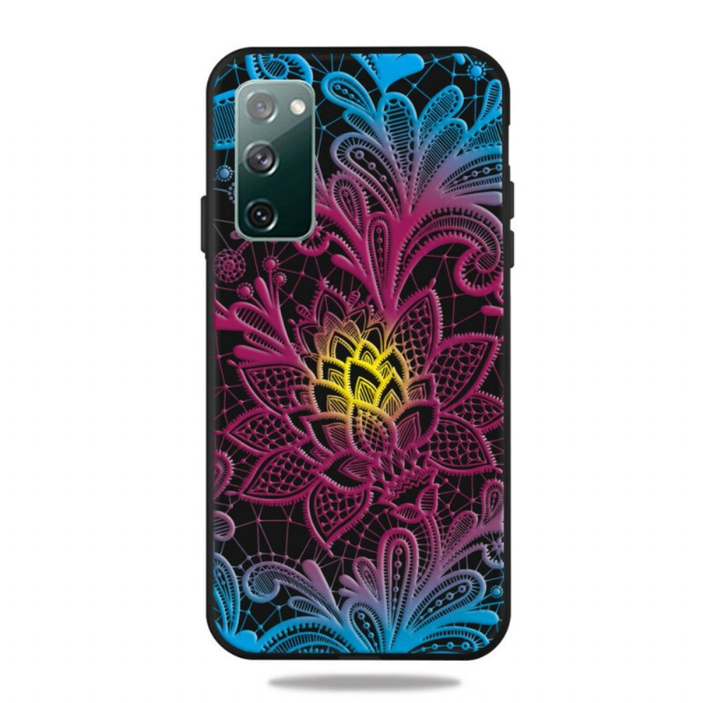 Hoesje voor Samsung Galaxy S20 FE Intens Bloemig