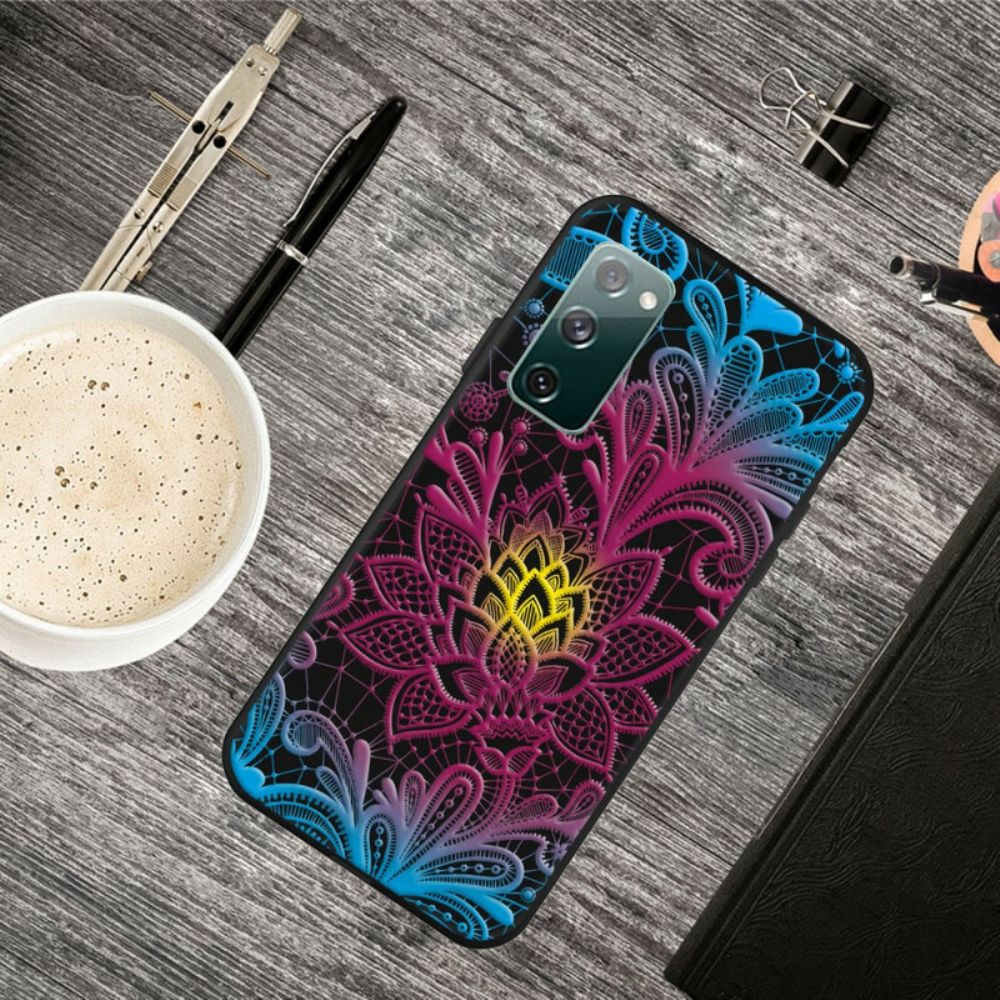 Hoesje voor Samsung Galaxy S20 FE Intens Bloemig