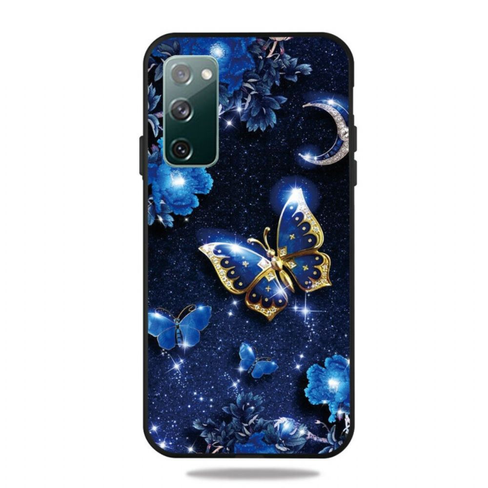 Hoesje voor Samsung Galaxy S20 FE Vlinder 's Nachts