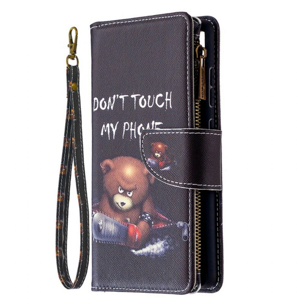 Leren Hoesje voor Samsung Galaxy S20 FE Beerzak Met Rits