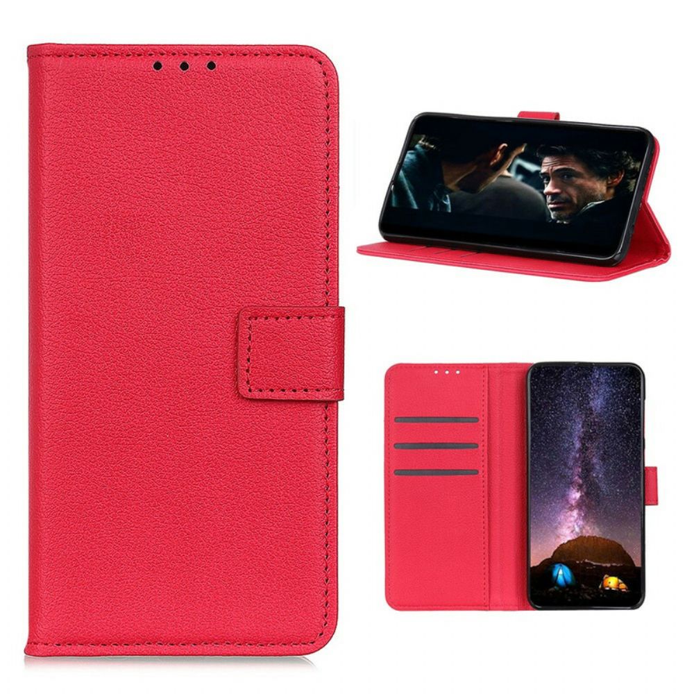 Leren Hoesje voor Samsung Galaxy S20 FE Lychee-textuur