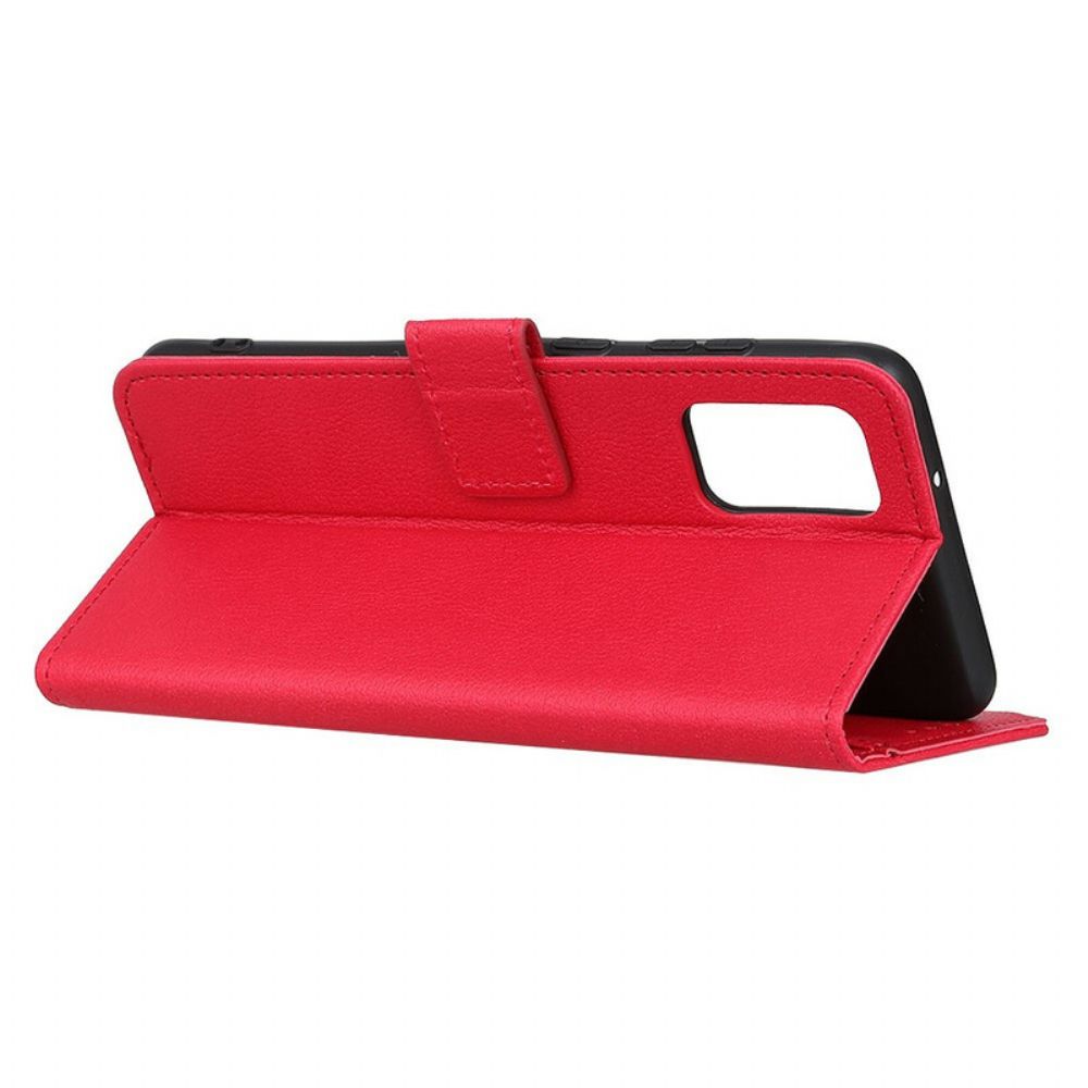 Leren Hoesje voor Samsung Galaxy S20 FE Lychee-textuur