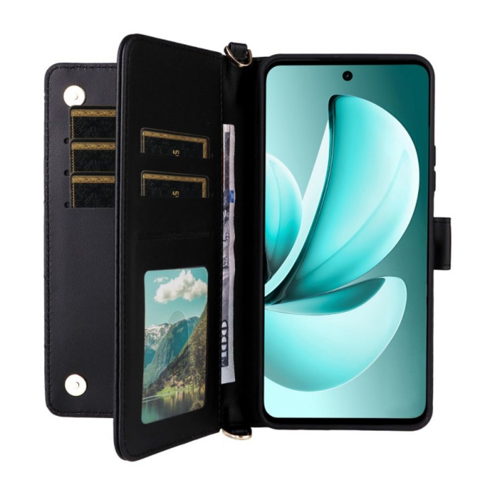 Bescherming Hoesje Realme C71 Gewatteerd Met Schouderband En Polsband