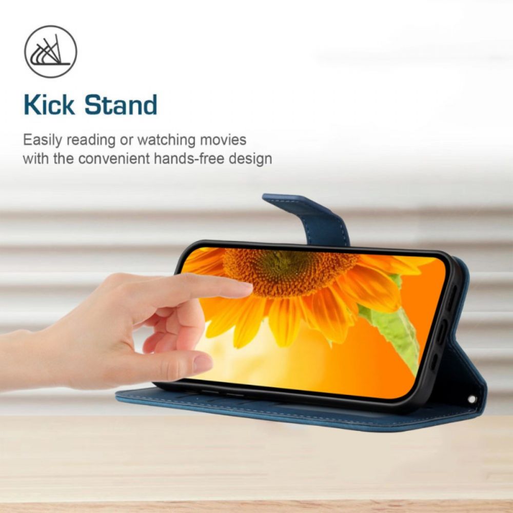 Flip Case Leren Realme C71 Zonnebloemprint