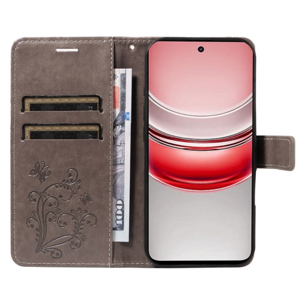 Folio-hoesje Realme C71 Reuzenvlinders