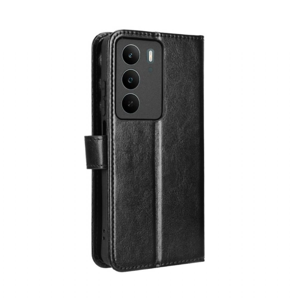 Folio-hoesje Realme C71 Telefoonhoesje Opvallend Imitatieleer