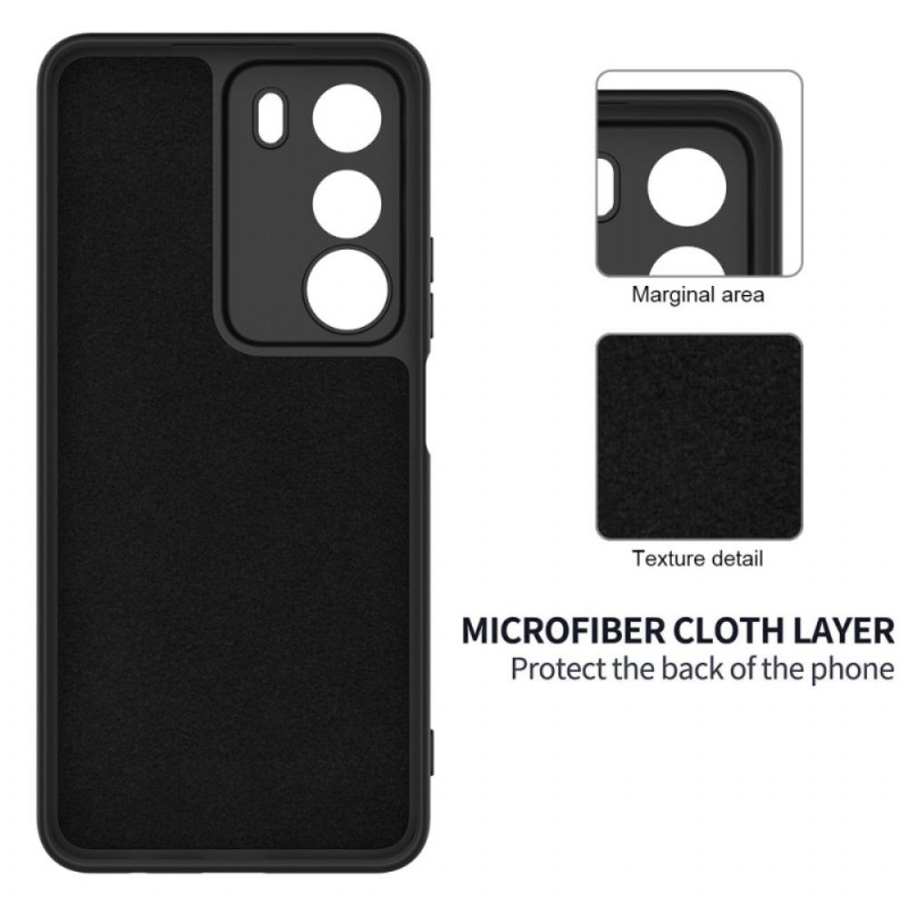 Hoesje Realme C71 Vloeibare Siliconen Band