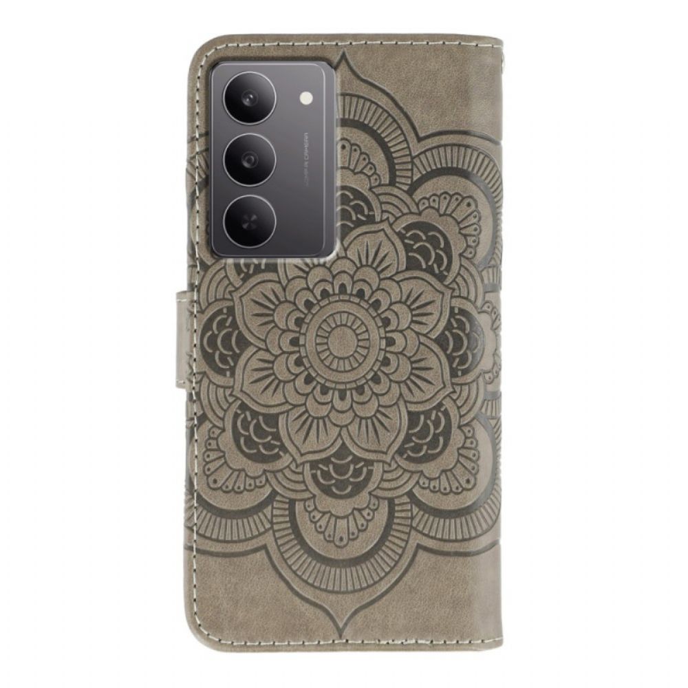 Leren Hoesje Voor Realme C71 Mandala-patroon