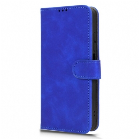 Leren Hoesje Voor Realme C71 Suède-effect