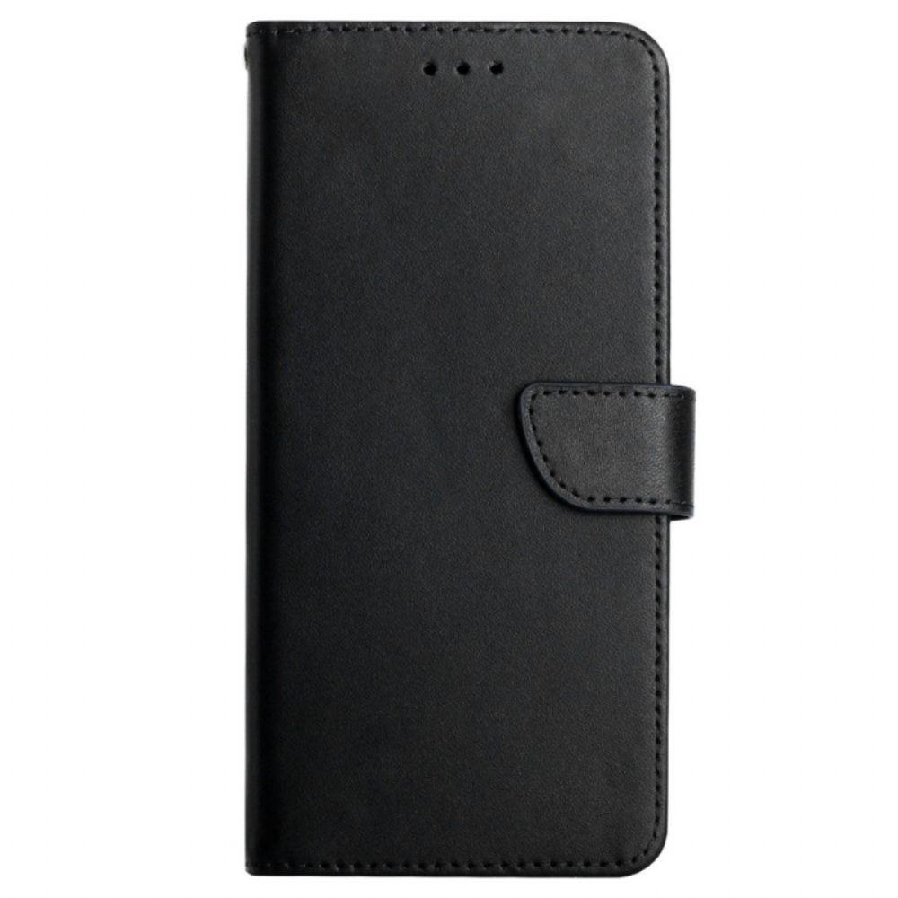 Folio-hoesje voor Oppo Reno 8 Pro Echt Nappaleer