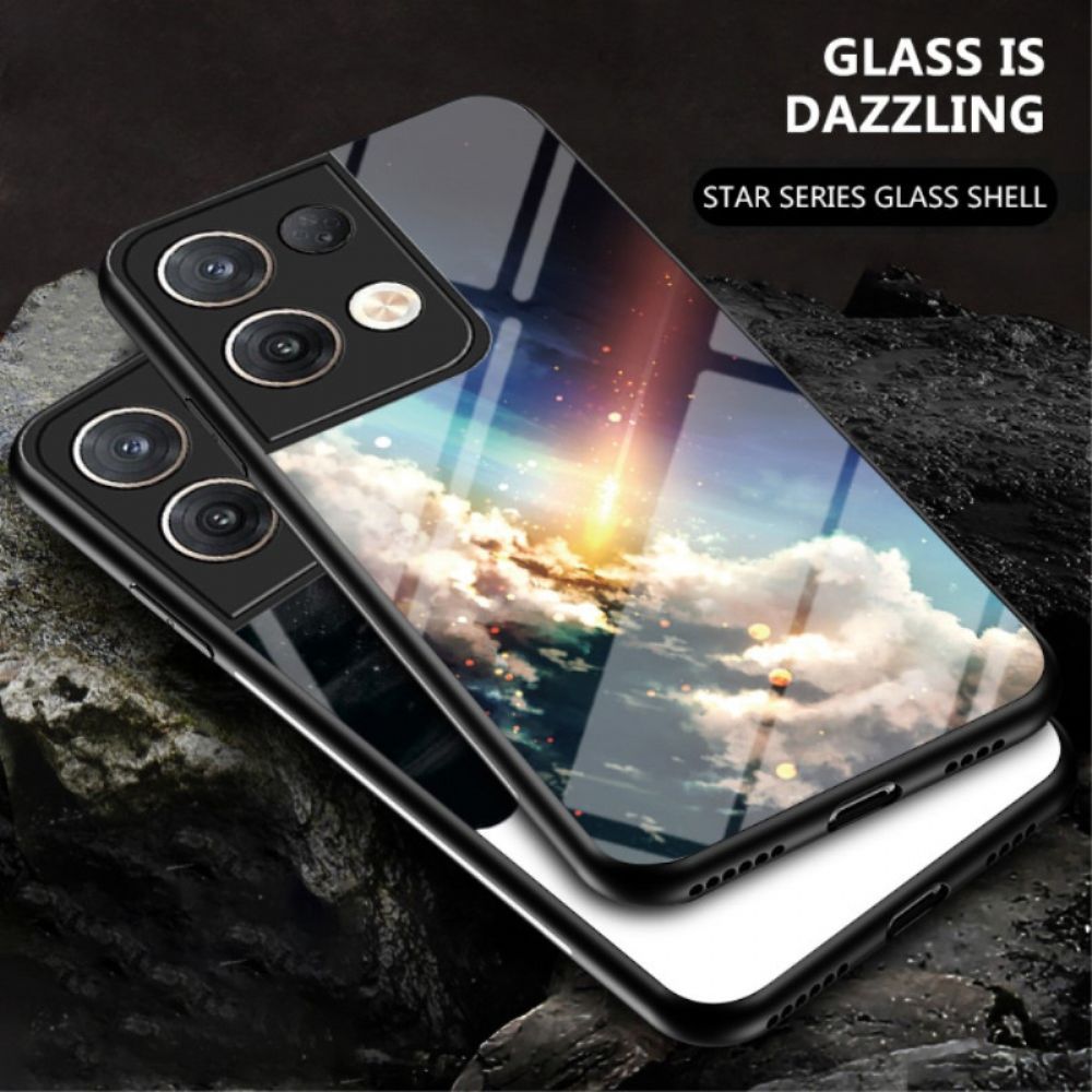 Hoesje voor Oppo Reno 8 Pro Gehard Glaspatroon