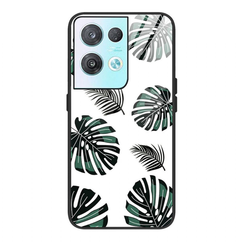 Hoesje voor Oppo Reno 8 Pro Plantaardig Gehard Glas