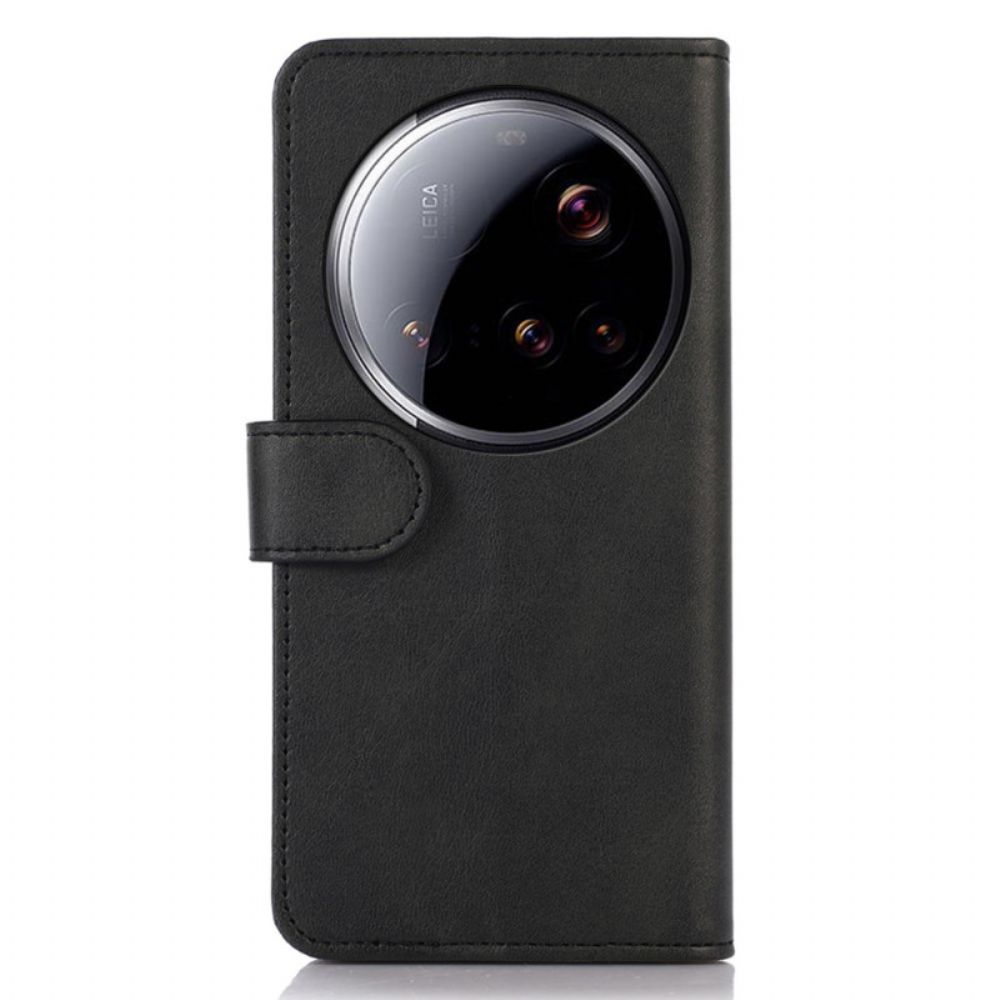 Flip Case Leren Xiaomi 15 Ultra Leerstijl