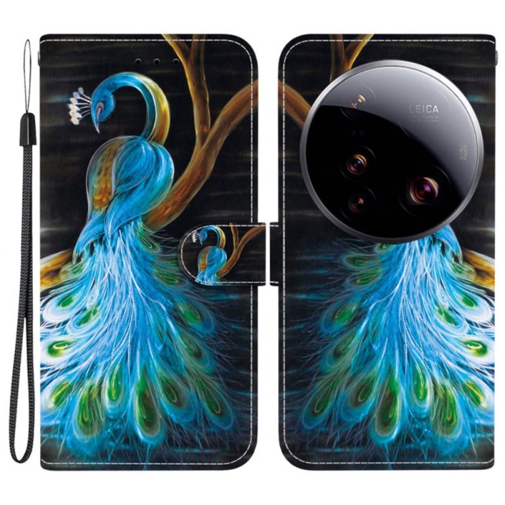 Flip Case Leren Xiaomi 15 Ultra Pauw