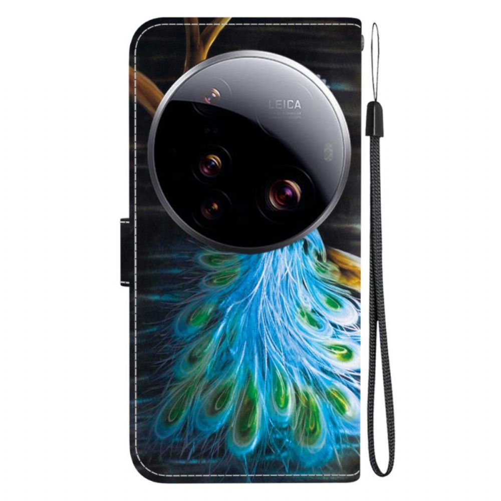 Flip Case Leren Xiaomi 15 Ultra Pauw