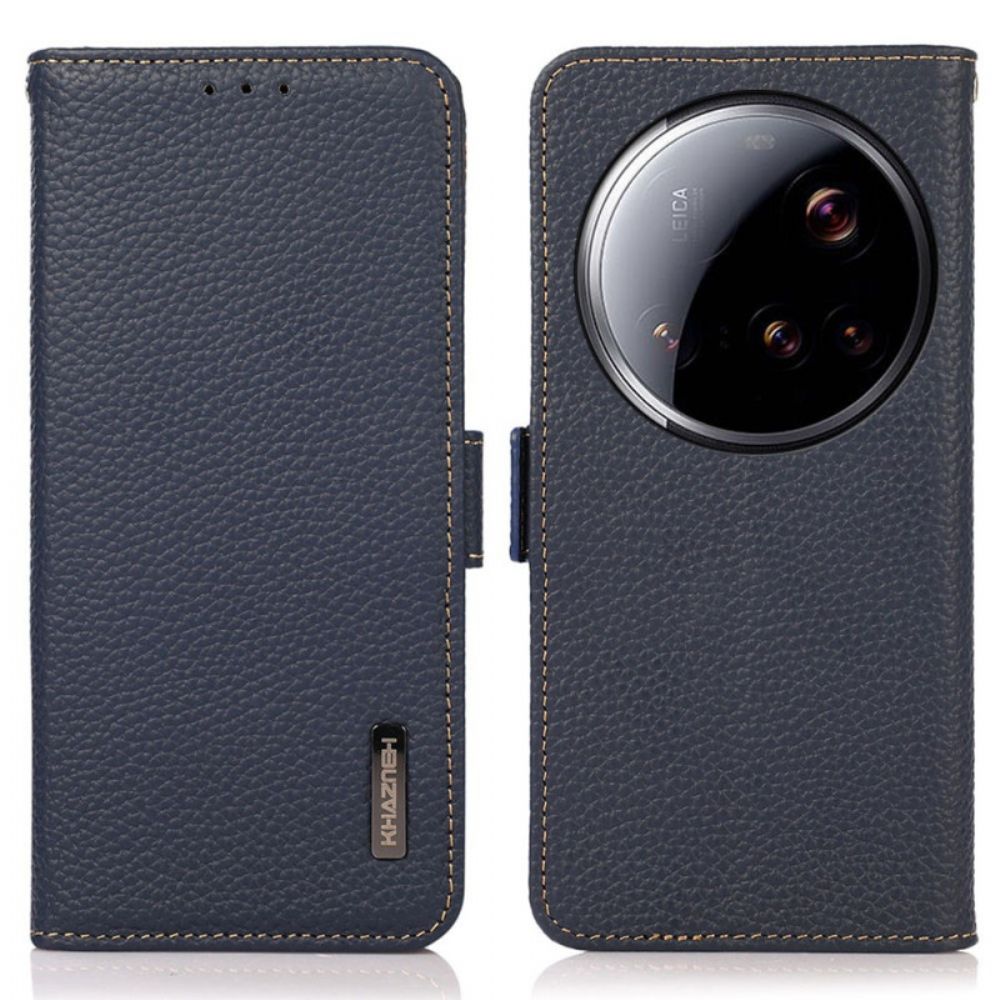 Folio-hoesje Xiaomi 15 Ultra Khazneh Rfid-blokkerend Leer